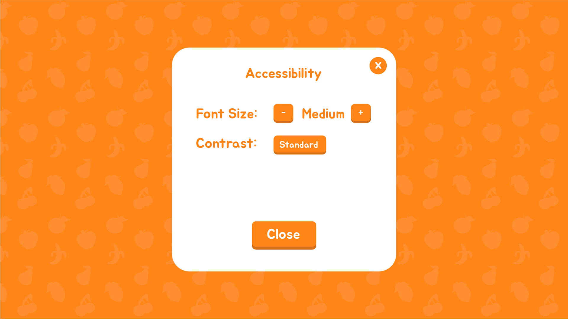 accessibility page